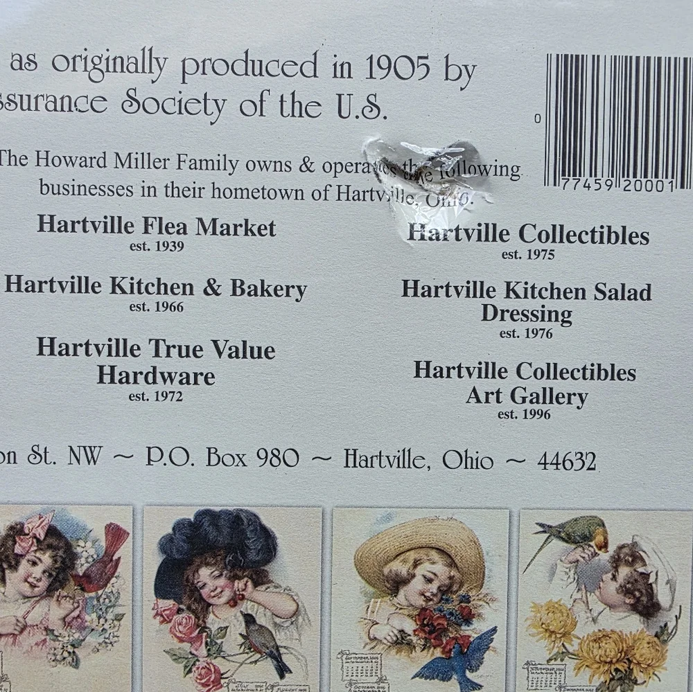 Reprint Maud Humphrey 1905 Calendar Equitable Life Assurance Society